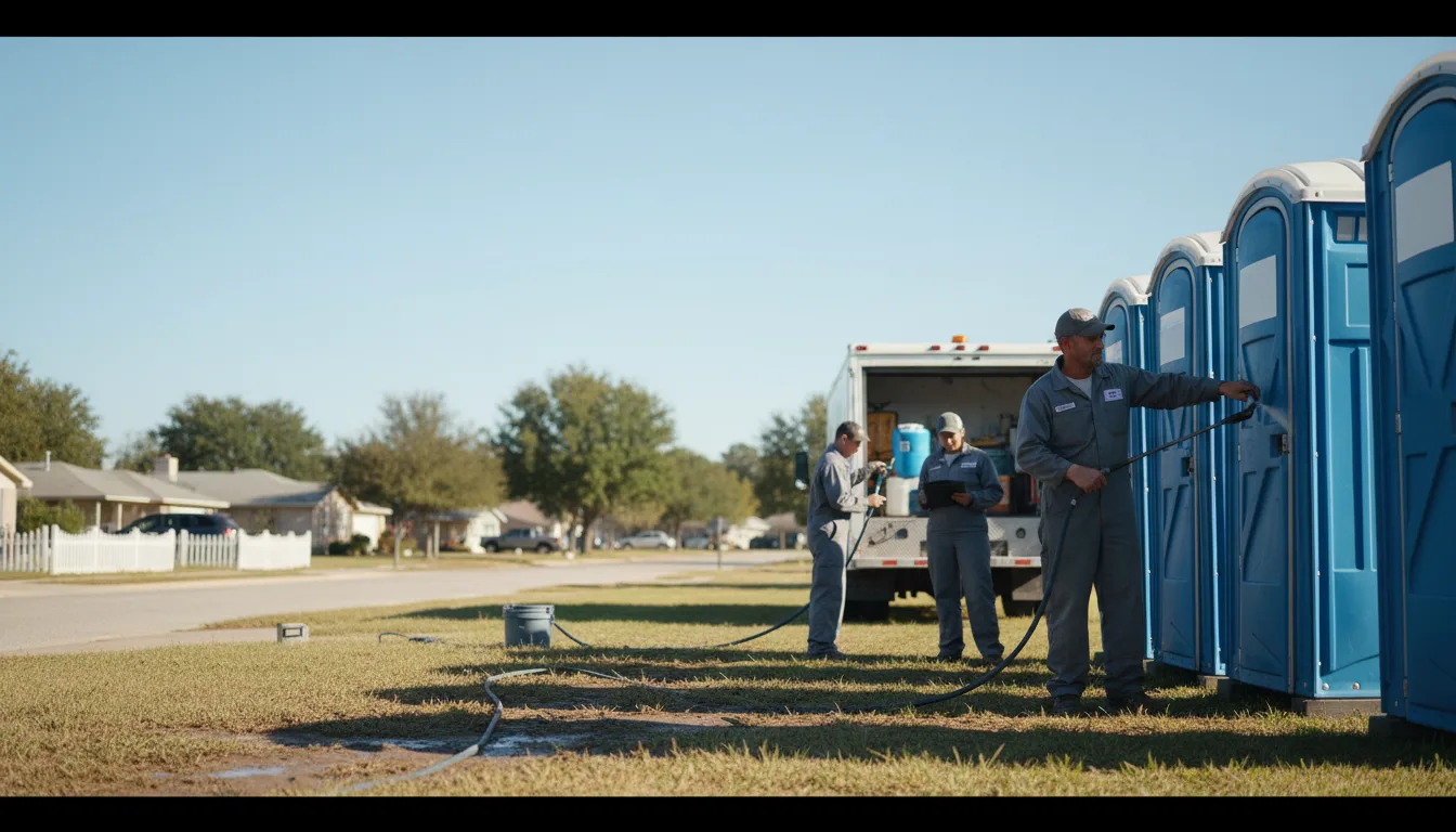 Long-Term Portable Toilet Rental in Crowder, OK near me